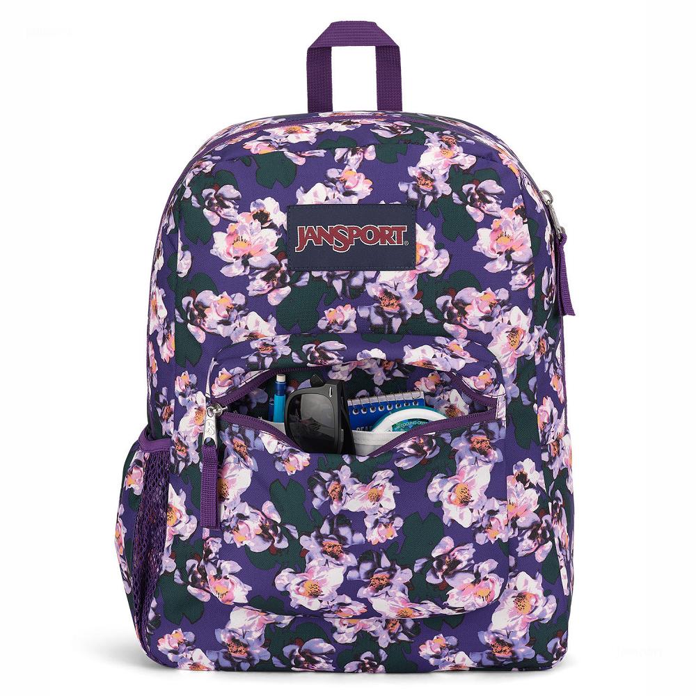 Sac à Dos Scolaire JanSport CROSS TOWN Violette | TPL-54303913